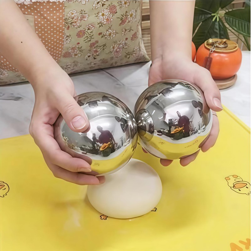 Rolling Dough Ball, Circular Rolling Ball, Smooth stainless steel rolling