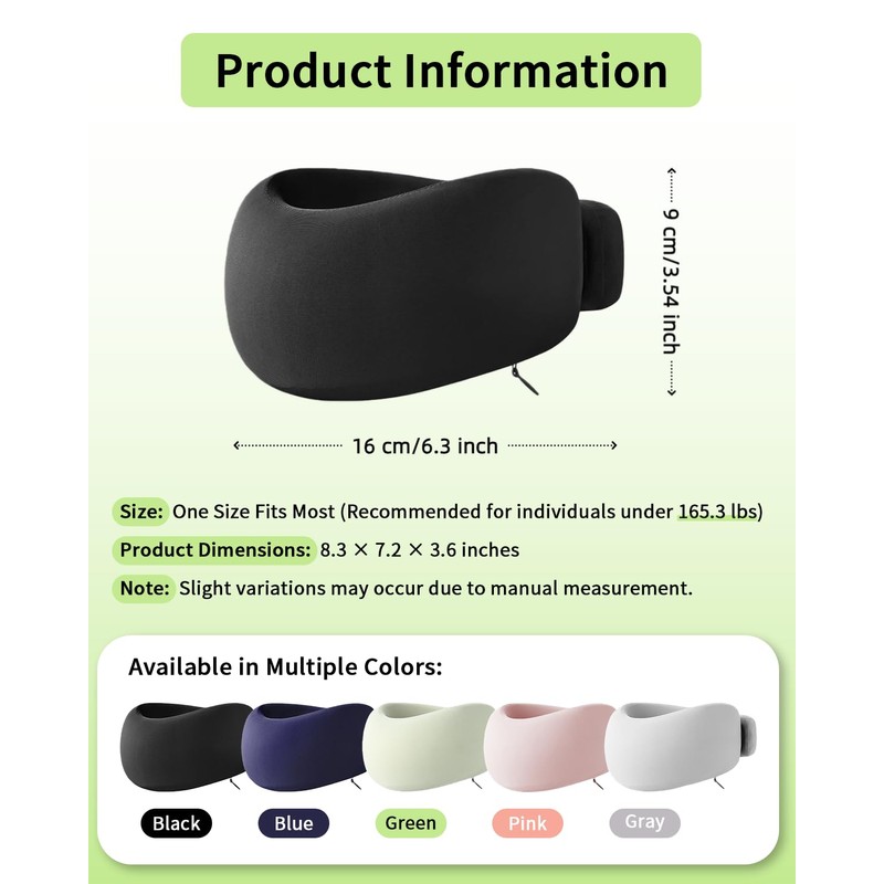 Unisex Foam Cervical Collar,Neck Brace for Sleeping,Relieve Neck Pressure,Suitable for
