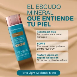Colorescience | Sunforgettable® Total Protection Face Shield Flex | Protector Solar Facial Mineral Con Color | SPF 50 | Skin Care | Niaminacida | Bloq