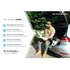 Black shell Boot Sill Protector with Carbon Look, Tailor-made Paint