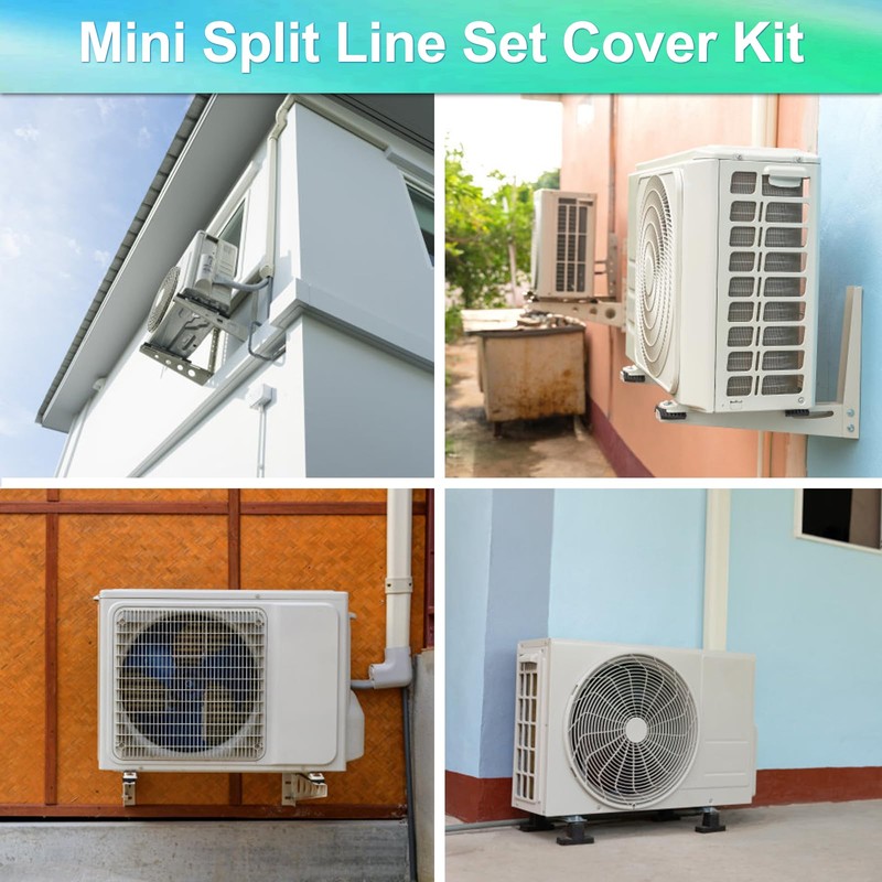 Cenipar 3" W 18.5Ft Mini Split Line Set Cover Line