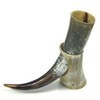 Large Natural Viking Usable Drinking Horn & Stand - Reenactment