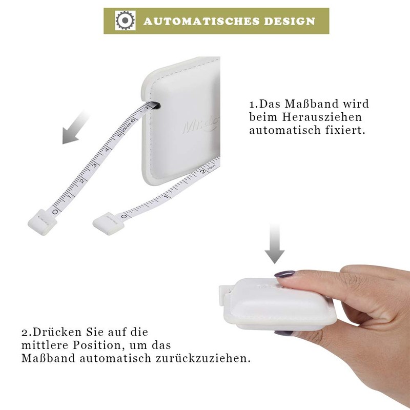 Mr.do Tape Measure for Body Sewing Cloth Tailor 200 cm