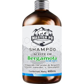 Master Po For Men: Tu Ritual de Cuidado con Shampoo de Bergamota - Cabello Fuerte, Nutrido y Sano