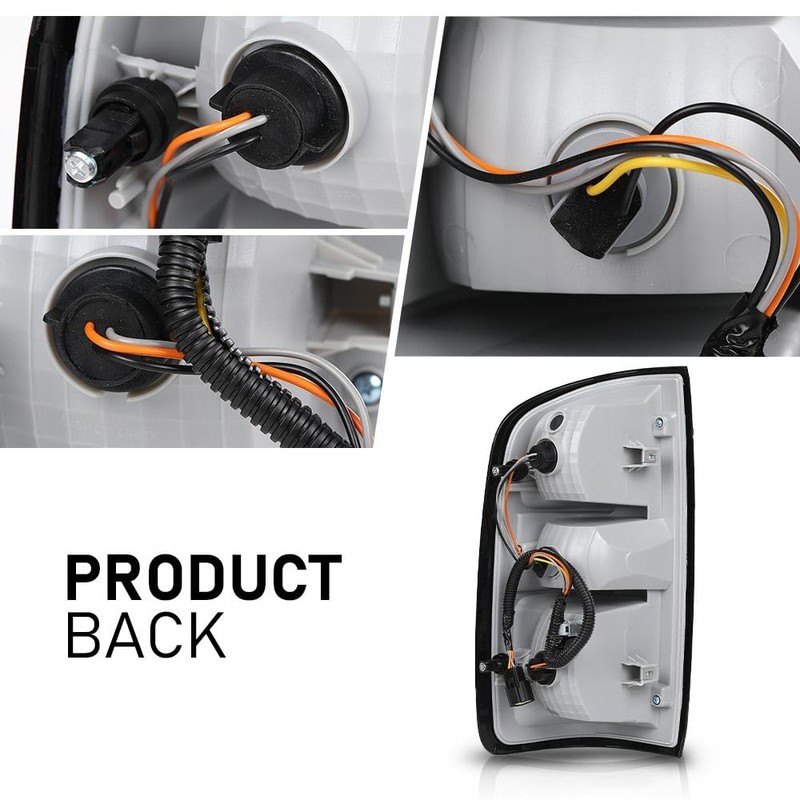 G-PLUS Tail Light w/Bulb Right Passenger Side Compatible with Chevy