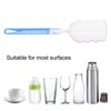 50pcs Bottle Sponge Brush Long Handle Cup Cleaning Sponge Brush