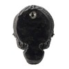 Veronese Design Steampunk Cold Cast Pewter Xeno Flat Skull Wall