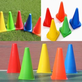 28cm Color Cones for Sports Days & Athletic Events Party Blue 4ea