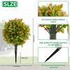 Artificial Boxwood Topiary Ball Trees Set of 2 with Ground