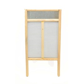 Large Washboard with Tin-23 Inches High X 12.25 Inches Wide
