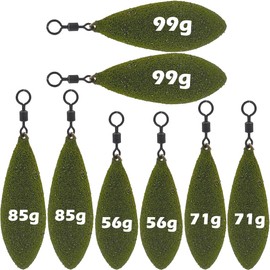 Paradox Fishing Camouflaged Carp Lead Set of 8 – 2 x 56 g / 71 g / 85 g / 99 g I Carp Lead Carp Lead Fishing Lead Fishing Accessories