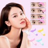 Eyeliner Guide, Mascara Shield & Eyelash Application Tool Makeup Accessory 01 Eye Line Guard - Purple 10ea