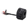 Motorcycle Handlebar Switch 7/8inch Light Trumpet Universal Handlebar Switch Replacement