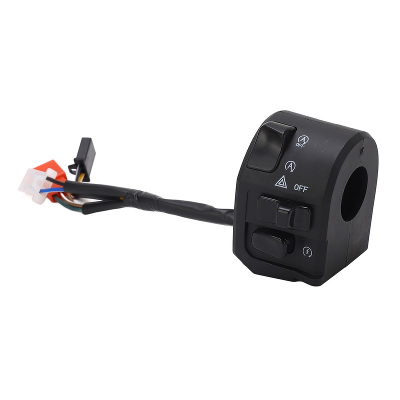 Motorcycle Handlebar Switch 7/8inch Light Trumpet Universal Handlebar Switch Replacement
