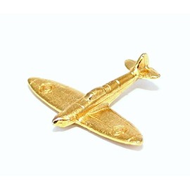 Patch Nation Spitfire WW2 Airplane Metal Pin Badge