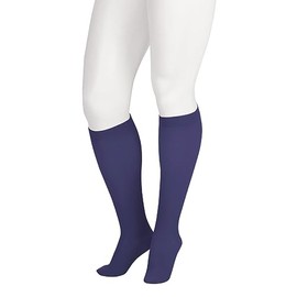 JUZO 20-30 mmHg, Soft, Knee, FF, Short, Silicone, Navy, Size: III (2001ADFFSBSH09-III)