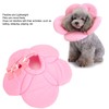 Pet Recovery Collar Adjustable Lightweight Prevent Licking Sunflower Shape Cute