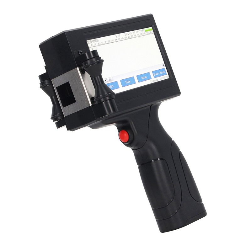 Handheld Inkjet Printer Gun Portable Intelligent with LED Touch Screen