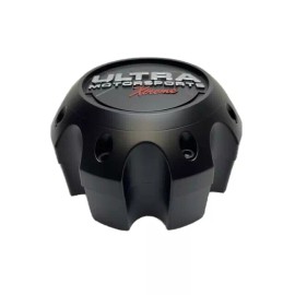 Ultra Motorsports Xtreme Matte Black 8 Lug Wheel Center Cap W/Spacer 89-9780SBX