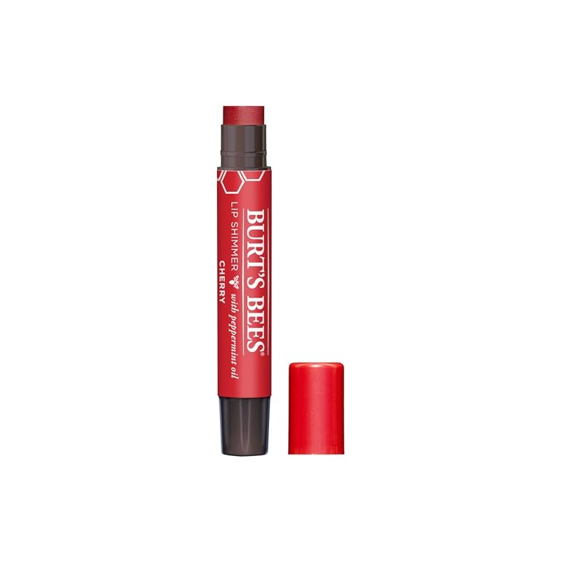 Burt's Bees - Brillo de labios hidratante 100% natural, cereza