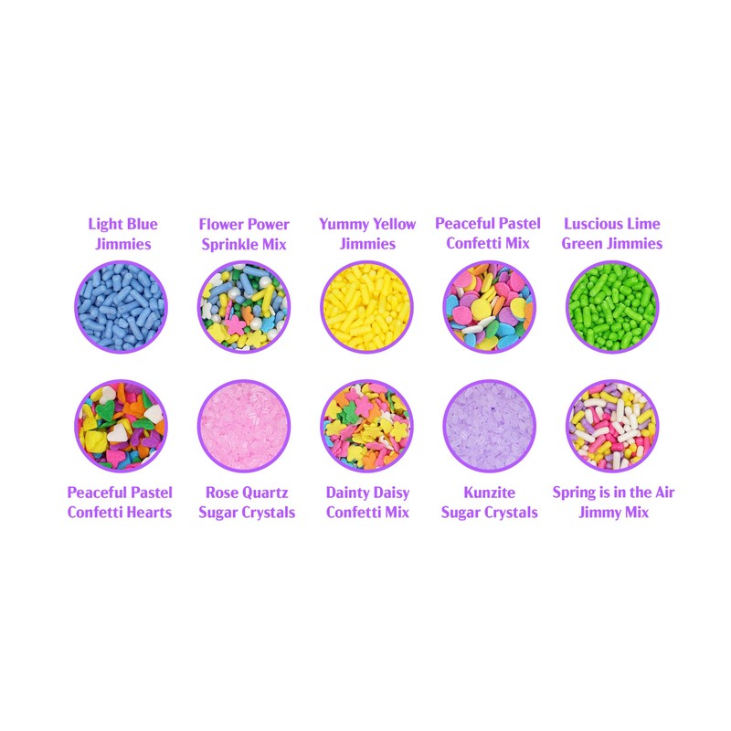 Mystic Sprinkles Spring Sprinkle Mixes (Spring is in the Air
