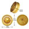 Lkjsjjns Roulette Dice Spinner, Spinner DND Dice Set,Metallic 20 Sided