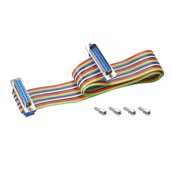 DMiotech 1 Pack 25 Pins IDC Flat Ribbon Cable 50cm