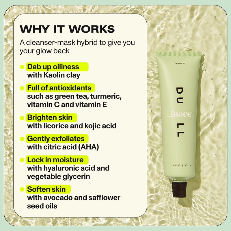 Faace Dull Daily Cleanser & Face Mask As Seen On