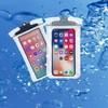 White Round Waterproof Bag for Sea, Hotel, Pool Black for Smartphone (ur-01)/Black