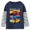 Baby Boys Shirts Stripe Long Sleeve Tees Toddler Cotton Funny