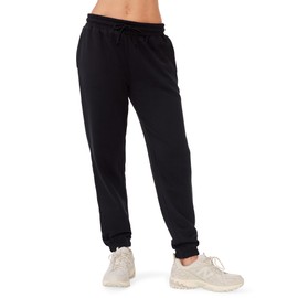KUT & SO Womens Fleece Joggers with Pockets – Essential Sweatpants for Women Black Large
