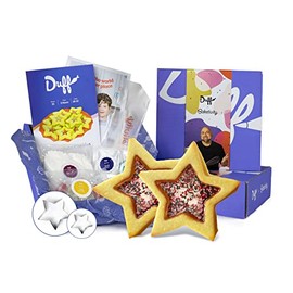 Baketivity + Duff Goldman DIY Snow Globe Cookies Baking Kit | Best Family Fun Activity | Perfect Holiday Gift for Girls, Boys, Teens, and Adults