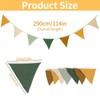 GENHH Bunting Children's Room, Baby Room Decoration, 2.6 m Children's