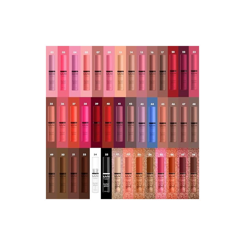 NYX PROFESSIONAL MAKEUP Butter Gloss Bling Lip Gloss, Non Sticky