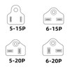 Toptekits Black NEMA 6-20P Universal Plug Adapter110-250V 15A,Universal World to
