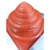 #1 Dektite Red Silicone High-Temp Pipe Flashing - Fits 1/4"