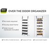 Smart Design Over-The-Door Organizer for Storage - 6 Adjustable Baskets