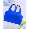XUNYU Longline Sports Bra for Women Y Back Workout Tank
