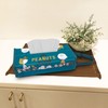 Meiho SN208 Meiho Snoopy Car Goods Tissue Case Retro Navy