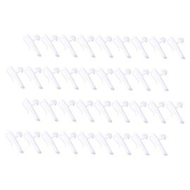 Operitacx 100pcs Curtain Hooks for Drapes Detachable Drapery Pin Hooks Lightweight and Strong Curtain Accessories Easy Installation for Bedroom and More