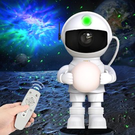 Skylla Astronaut Starry Sky Projector Astronaut Projector with Remote Control and Star Projector 360° Rotation Gift for Children Adults Night Light for Christmas Thanksgiving New Year