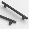 Asidrama 10 Pack 5 Inch(128mm) Matte Black Kitchen Cabinet Handles,