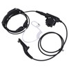 7.1mm Throat Mic Earpiece Retractable Walkie Talkie Headset with U94