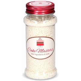 Mini Sugar Pearls White 90g
