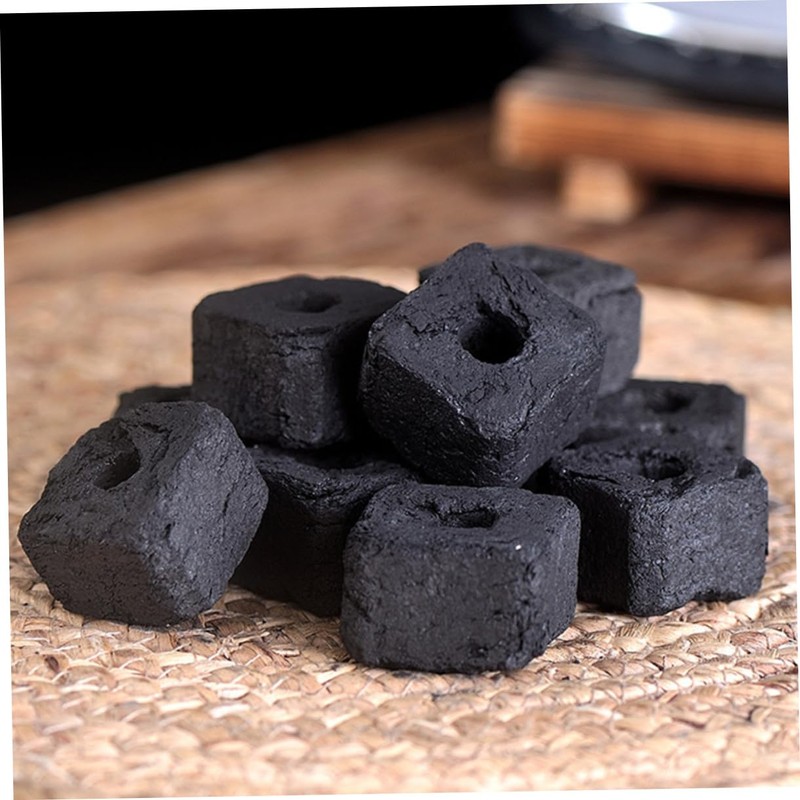 Kisangel 1bag Fireplace Charcoal Tablets Multi-Functional Bamboo Charcoal for Camping