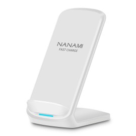 NANAMI Upgraded Fast Wireless Charger, Qi-Certified Wireless Charging Stand f...