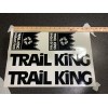 Trail King Trailers Replacement Stickers 16” (Set Of 2) Black