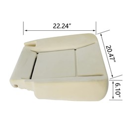 GXARTS Driver Side Bottom Replacement Seat Foam Cushion Compatible with Dodge Ram 1500 2500 3500 4500 5500 2006 2008 2007 2009 2010