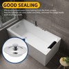 Verazquy 2PCS Universal Bath Plug Replacement – Stainless Steel Sink