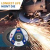 Sali 10 Pack Flap Disc 60 Grit 7" x 7/8-Inch